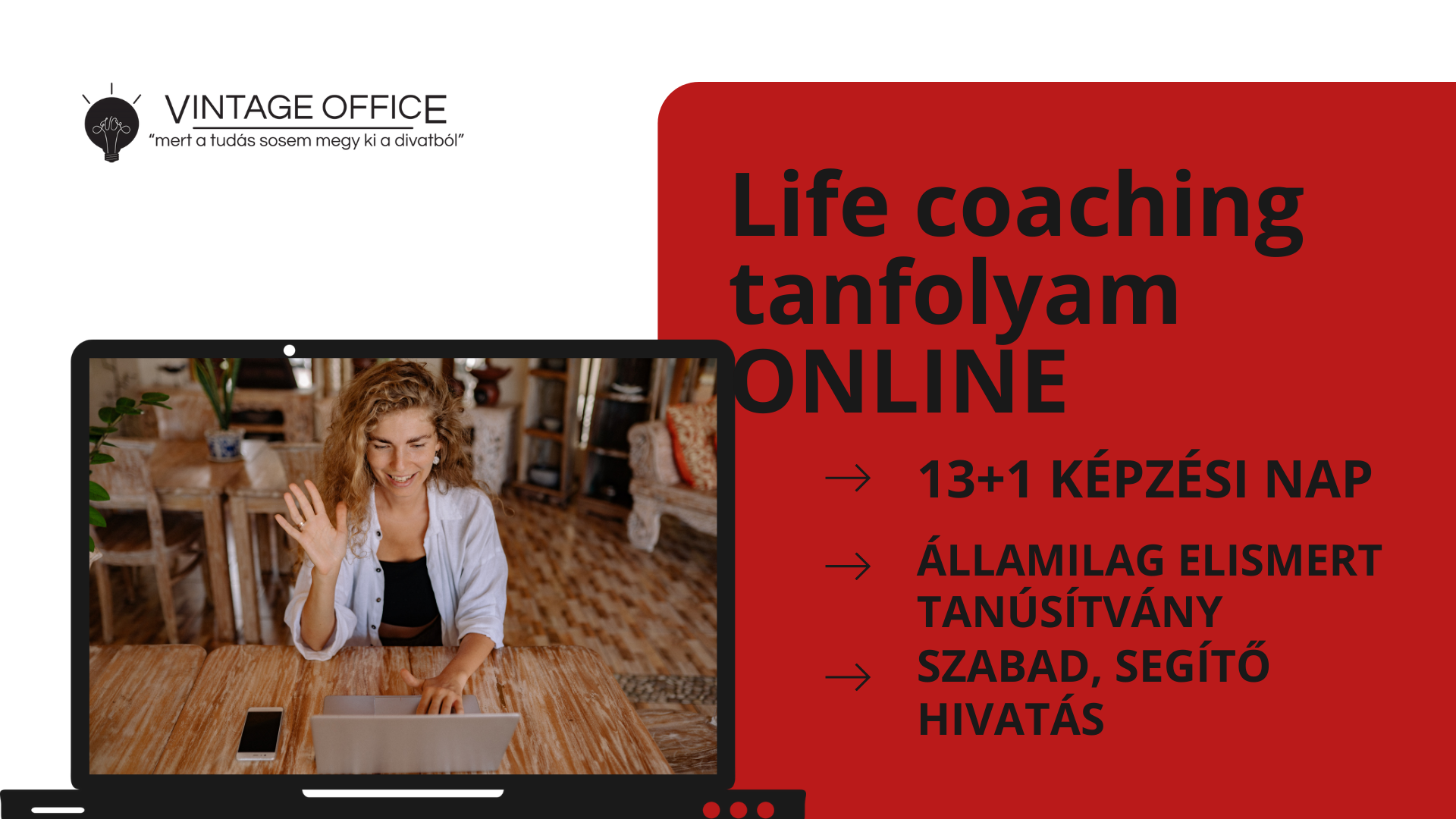 Online life coach tanfolyam fejléc 2021